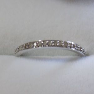 1/10ct Micro Pave Womens Diamond Wedding Band Ring